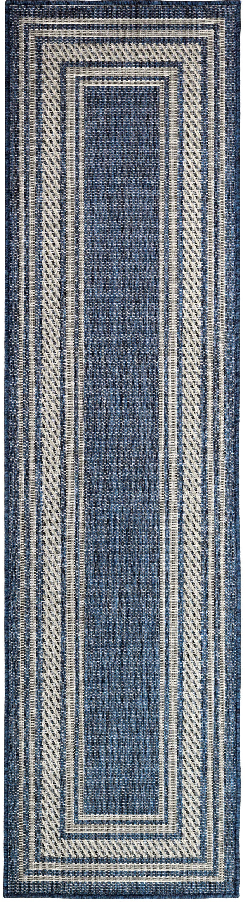 Nourison Home Horizon Indoor/Outdoor HOZ03 Denim Contemporary Power-loomed Rug