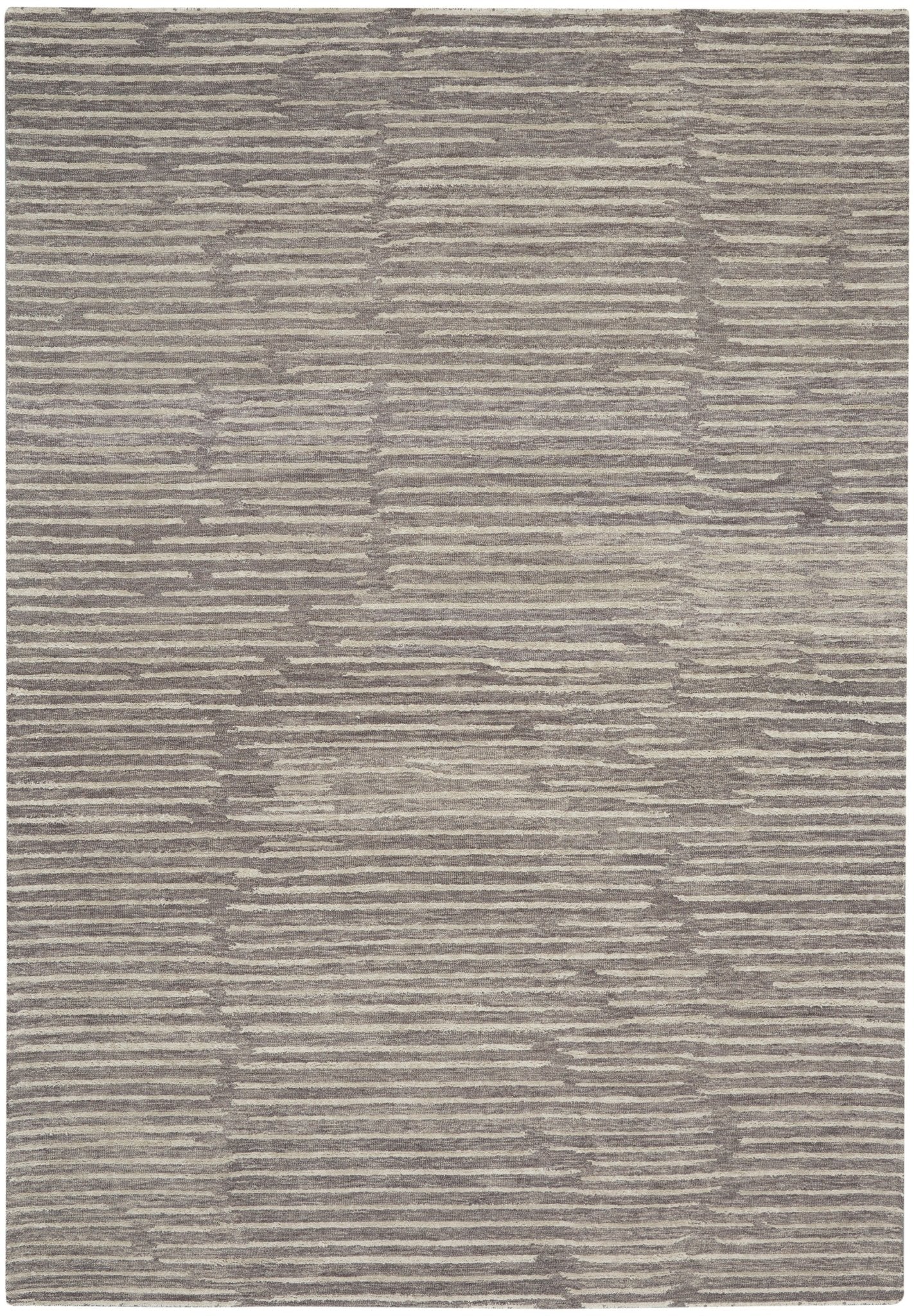 Calvin Klein Ck010 Linear LNR01 Grey Contemporary Tufted Rug - Rugs - Calvin Klein - Atlanta Designer Rugs