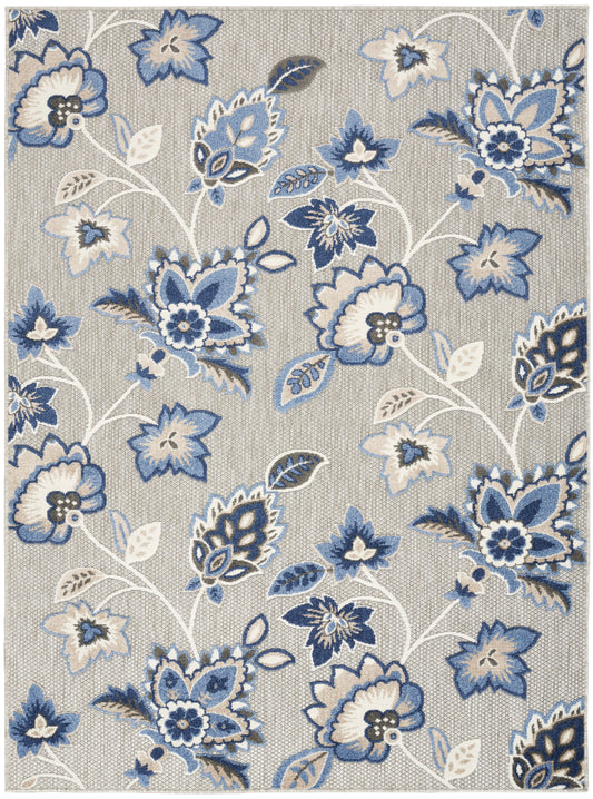 Nourison Home Aloha  Blue Grey  Contemporary