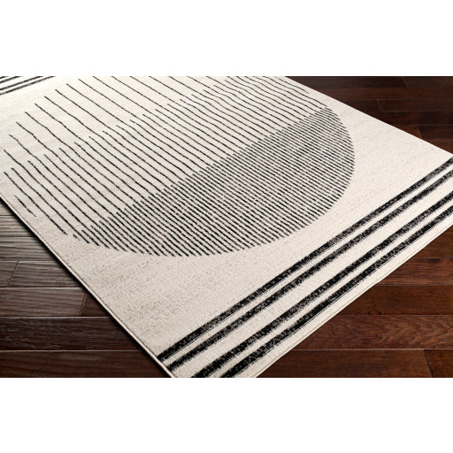 Surya Pisa PSS-2315 Black Modern  Rug