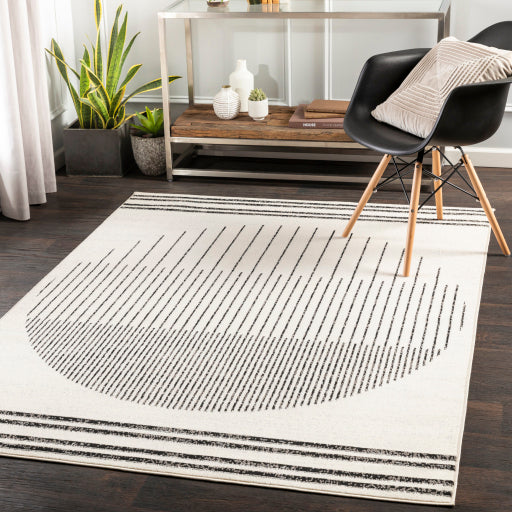 Surya Pisa PSS-2315 Black Modern  Rug