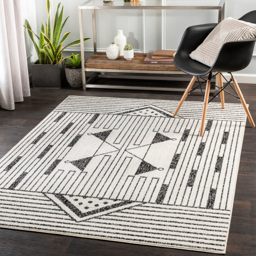 Surya Pisa PSS-2316 Black Modern  Rug