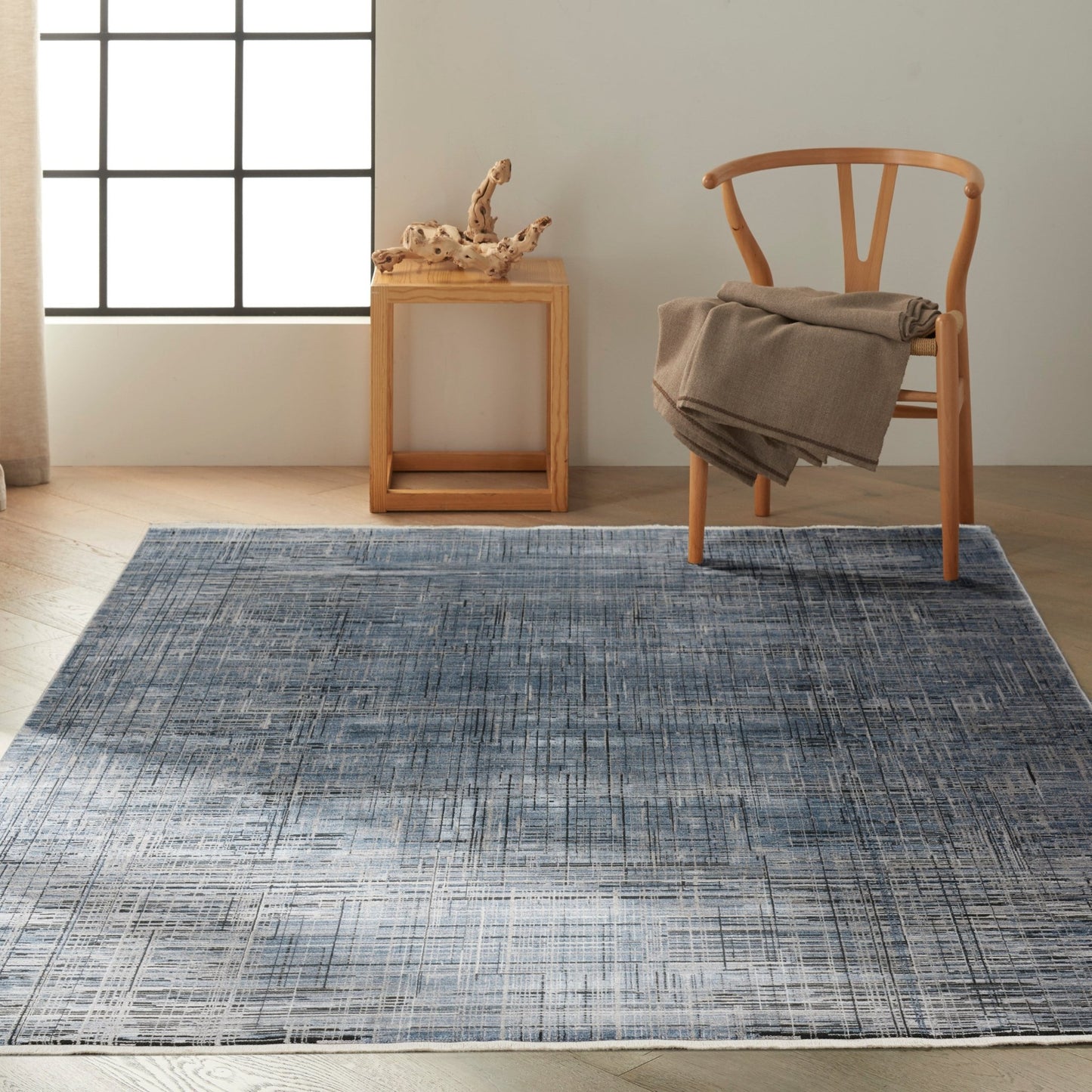 Calvin Klein Balian CK54 Blue Contemporary Woven Rug - Rugs - Calvin Klein - Atlanta Designer Rugs