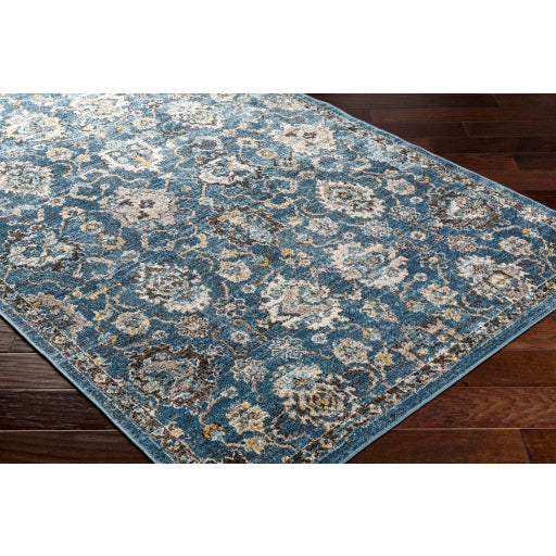 Surya Pertek PTK-2302 Deep Teal Traditional  Rug