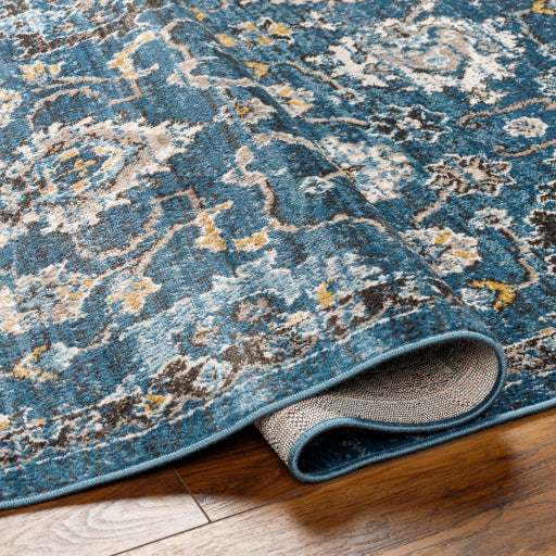 Surya Pertek PTK-2302 Deep Teal Traditional  Rug