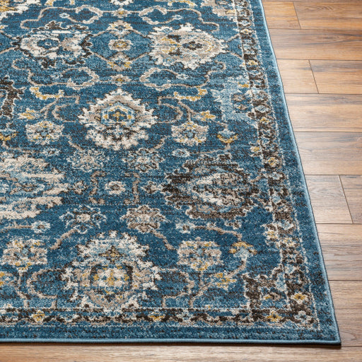 Surya Pertek PTK-2302 Deep Teal Traditional  Rug