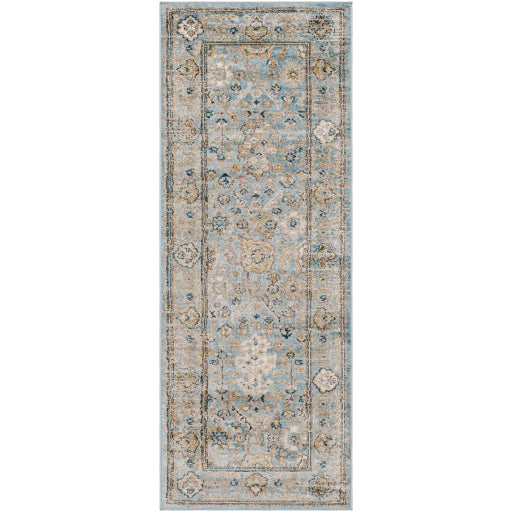 Surya Pertek PTK-2307 Deep Teal Traditional  Rug