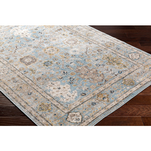 Surya Pertek PTK-2307 Deep Teal Traditional  Rug