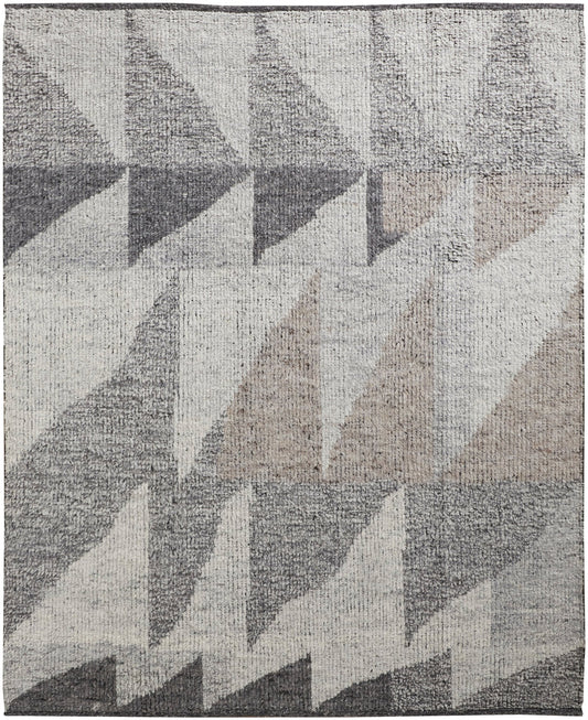 Feizy Alford 6910F Gray Modern/Bohemian & Eclectic Hand Knotted Rug - Rugs - Feizy - Atlanta Designer Rugs