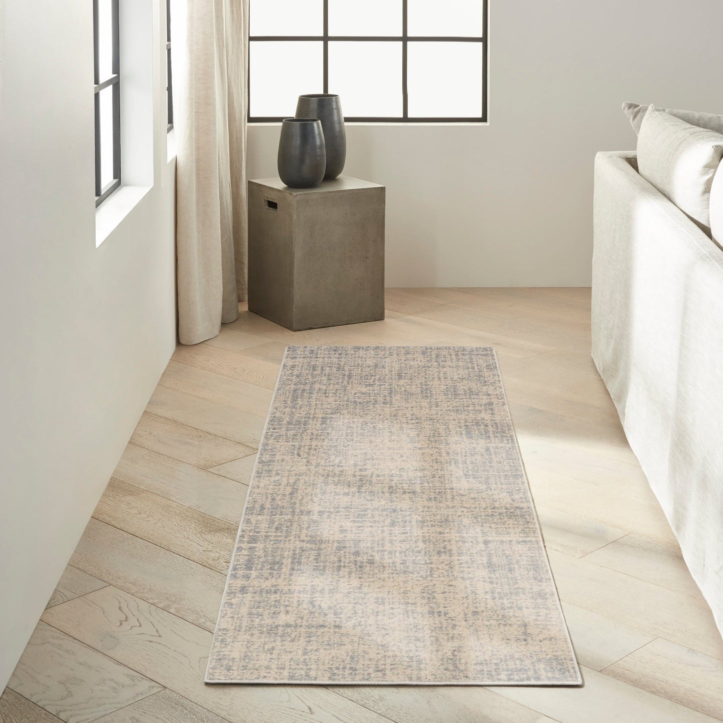 Calvin Klein Currents CUR01 Beige Grey Contemporary Machinemade Rug - Rugs - Calvin Klein - Atlanta Designer Rugs