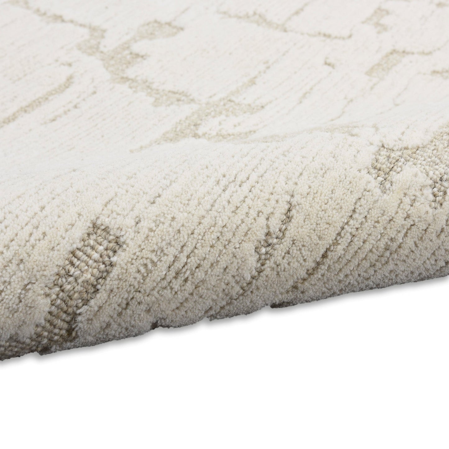 Calvin Klein CK009 Sculptural SCL01 Ivory Contemporary Tufted Rug - Rugs - Calvin Klein - Atlanta Designer Rugs