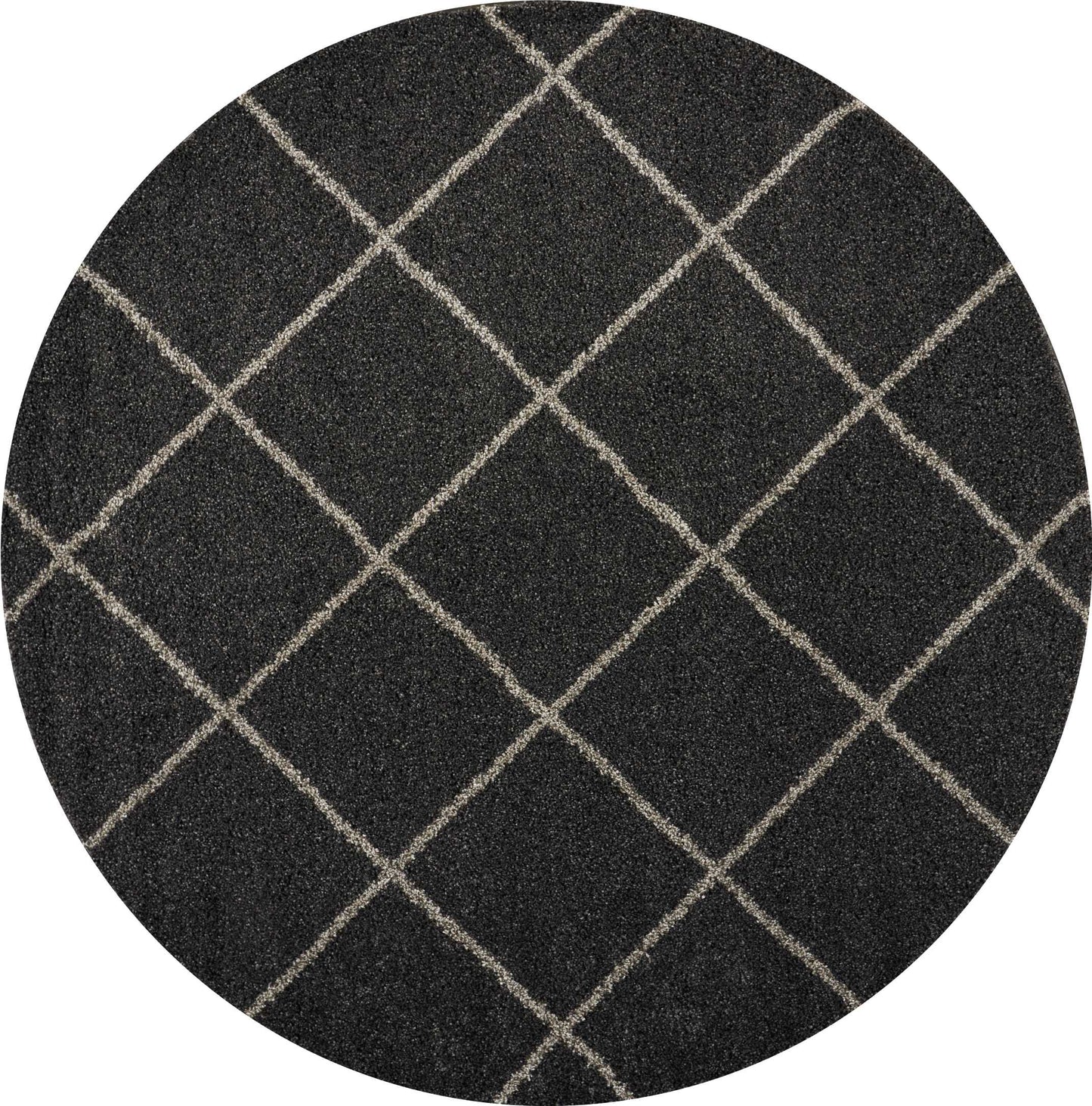 Nourison Home Brisbane BRI03 Charcoal Contemporary Power-Loomed Rug