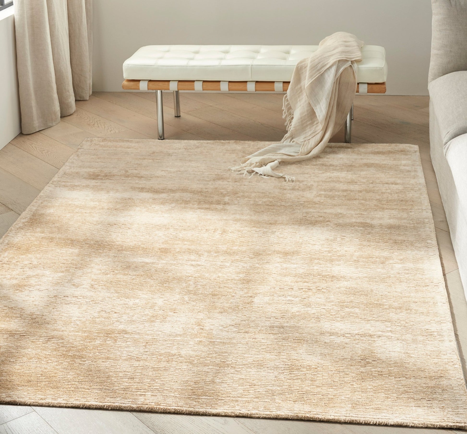 Calvin Klein Valley VLL01 Gold Contemporary Woven Rug - Rugs - Calvin Klein - Atlanta Designer Rugs