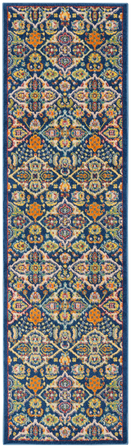 Nourison Home Allur  Navy Multicolor  Transitional