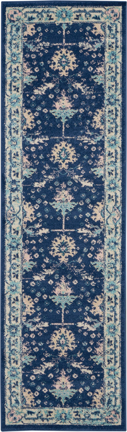 Nourison Home Tranquil  Navy Ivory  Traditional