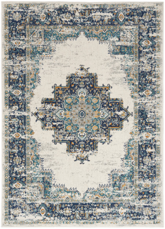 Nourison Home Passion  Ivory Grey Blue  Transitional