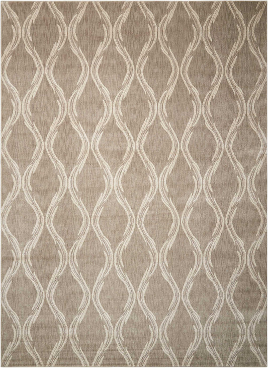 Nourison Home Tranquility  Taupe  Transitional