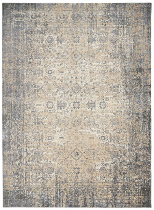 Nourison Moroccan Celebration  Ivory Slate  Traditional