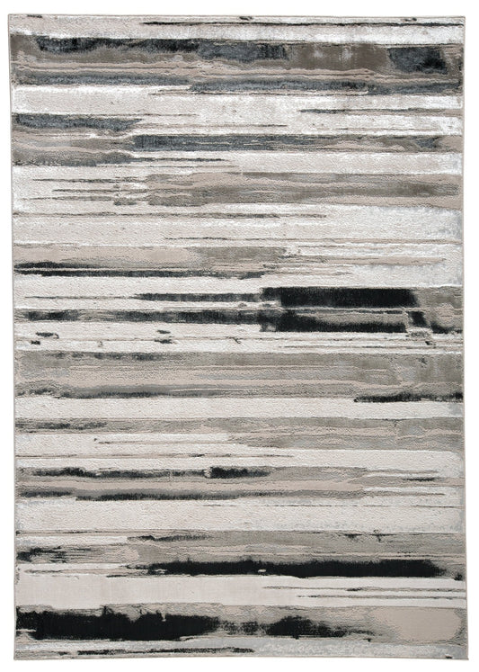 Feizy Micah 3049F Silver Distressed Machine Woven Rug - Rugs - Feizy - Atlanta Designer Rugs