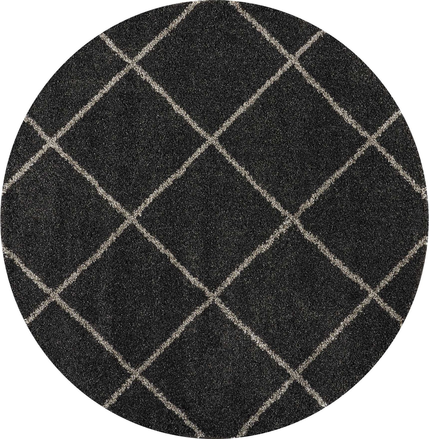 Nourison Home Brisbane BRI03 Charcoal Contemporary Power-Loomed Rug