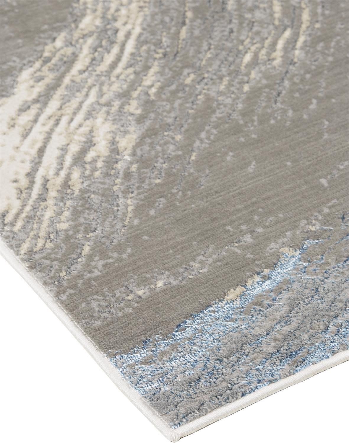 Feizy Azure 3524F Gray Silver Modern/Industrial/Casual Machinemade Rug - Rugs - Feizy - Atlanta Designer Rugs