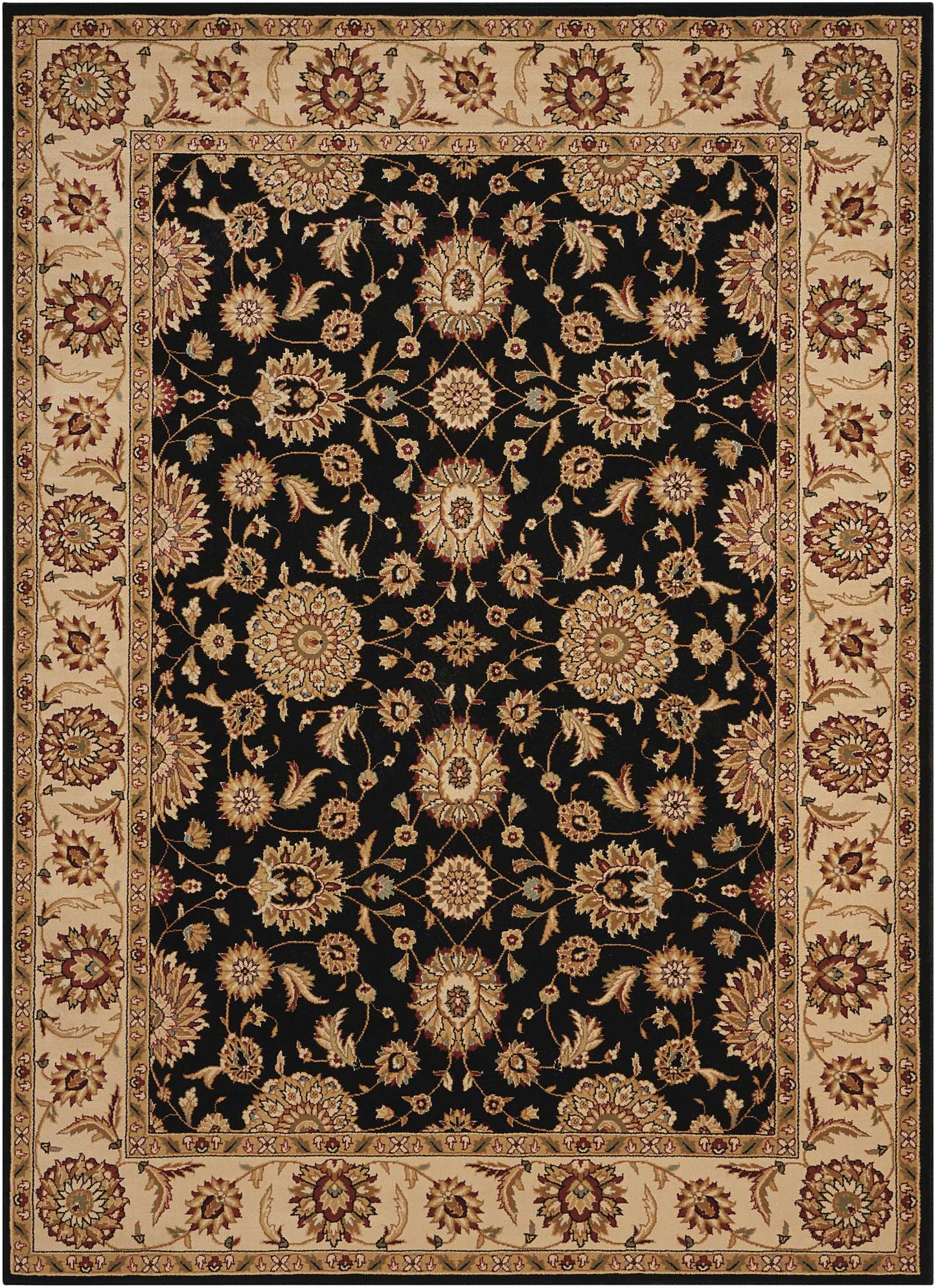 Nourison Home Persian Crown  Black  Traditional