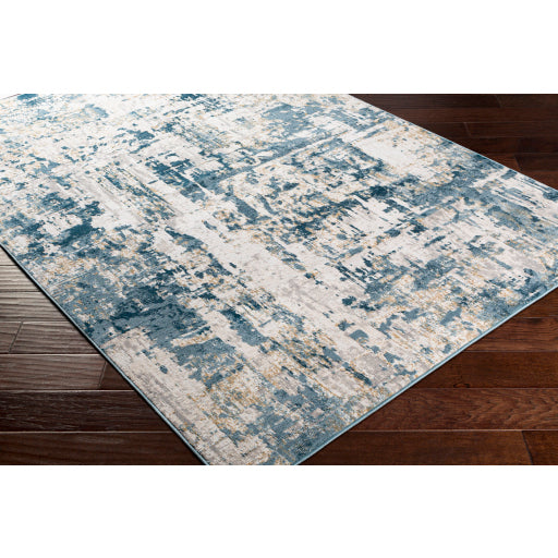 Surya Quatro QUA-2303 Light Blue Modern  Rug