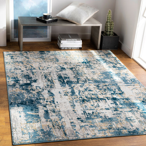 Surya Quatro QUA-2303 Light Blue Modern  Rug