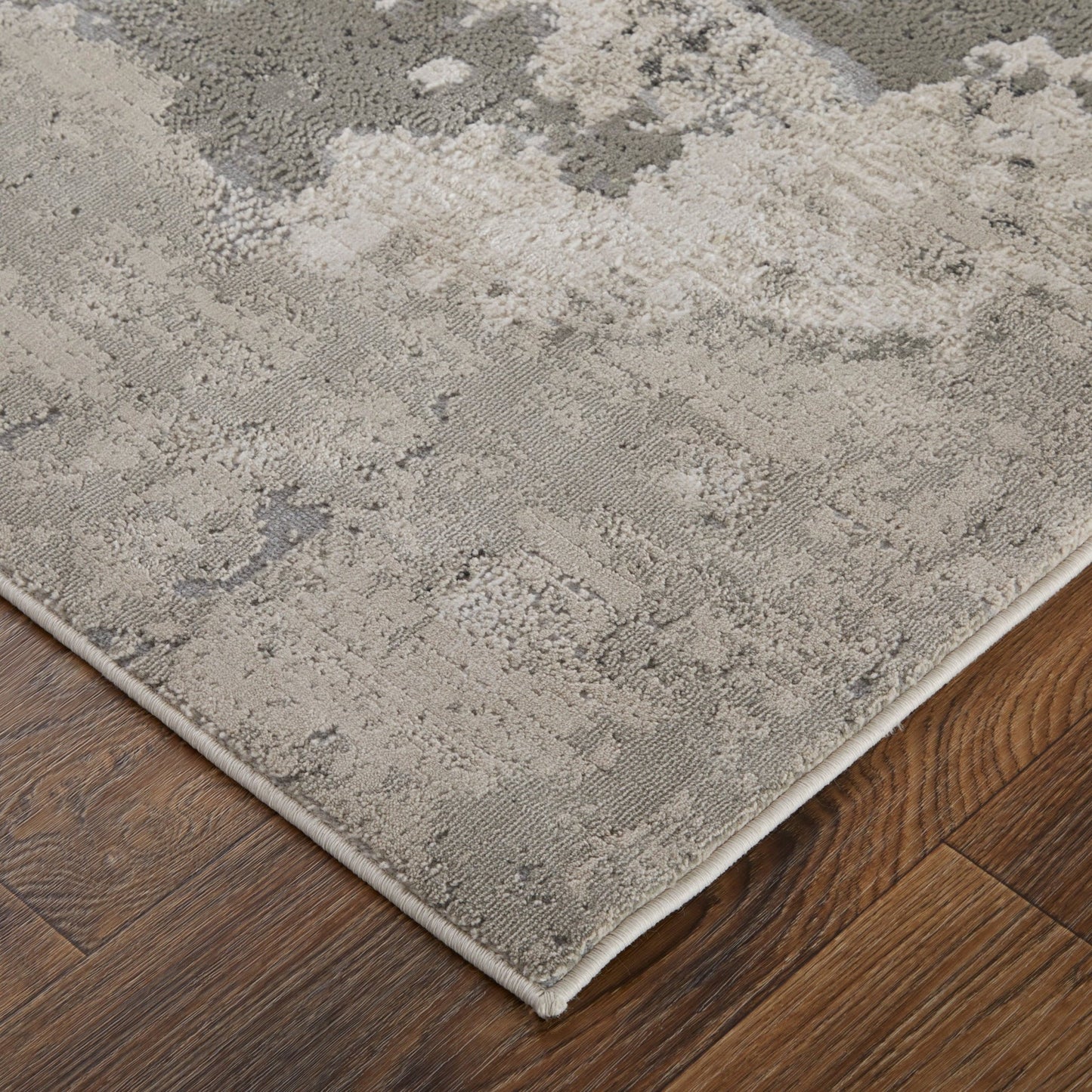 Feizy Prasad 3970F Gray Modern/Casual Rug - Rugs - Feizy - Atlanta Designer Rugs