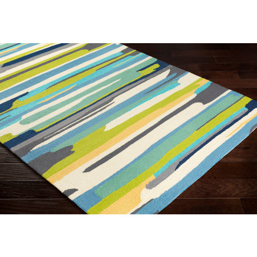 Surya Rain RAI-1270 Aqua Modern  Rug