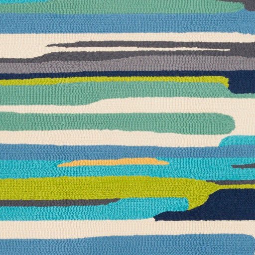 Surya Rain RAI-1270 Aqua Modern  Rug