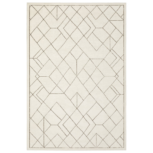 Oriental Weavers Raylan RAY06 Ivory Casual Power-Loomed Rug