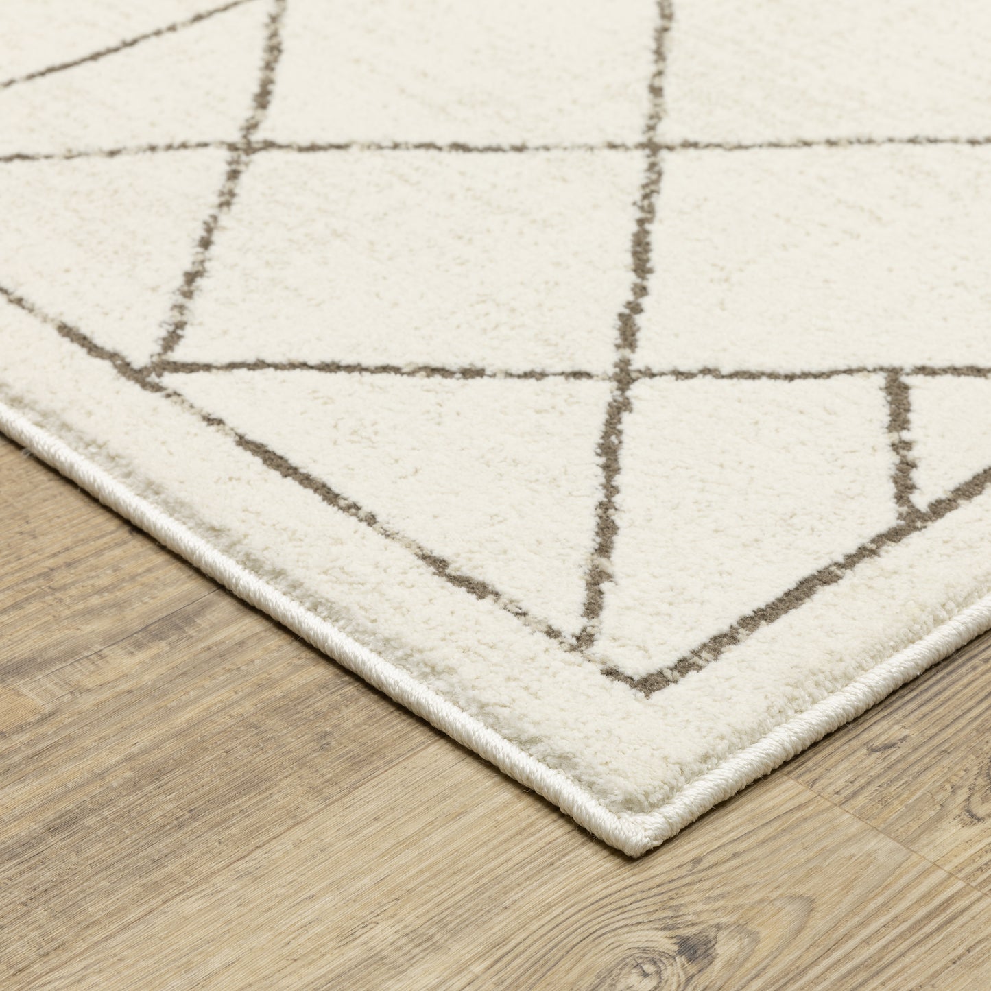 Oriental Weavers Raylan RAY06 Ivory Casual Power-Loomed Rug