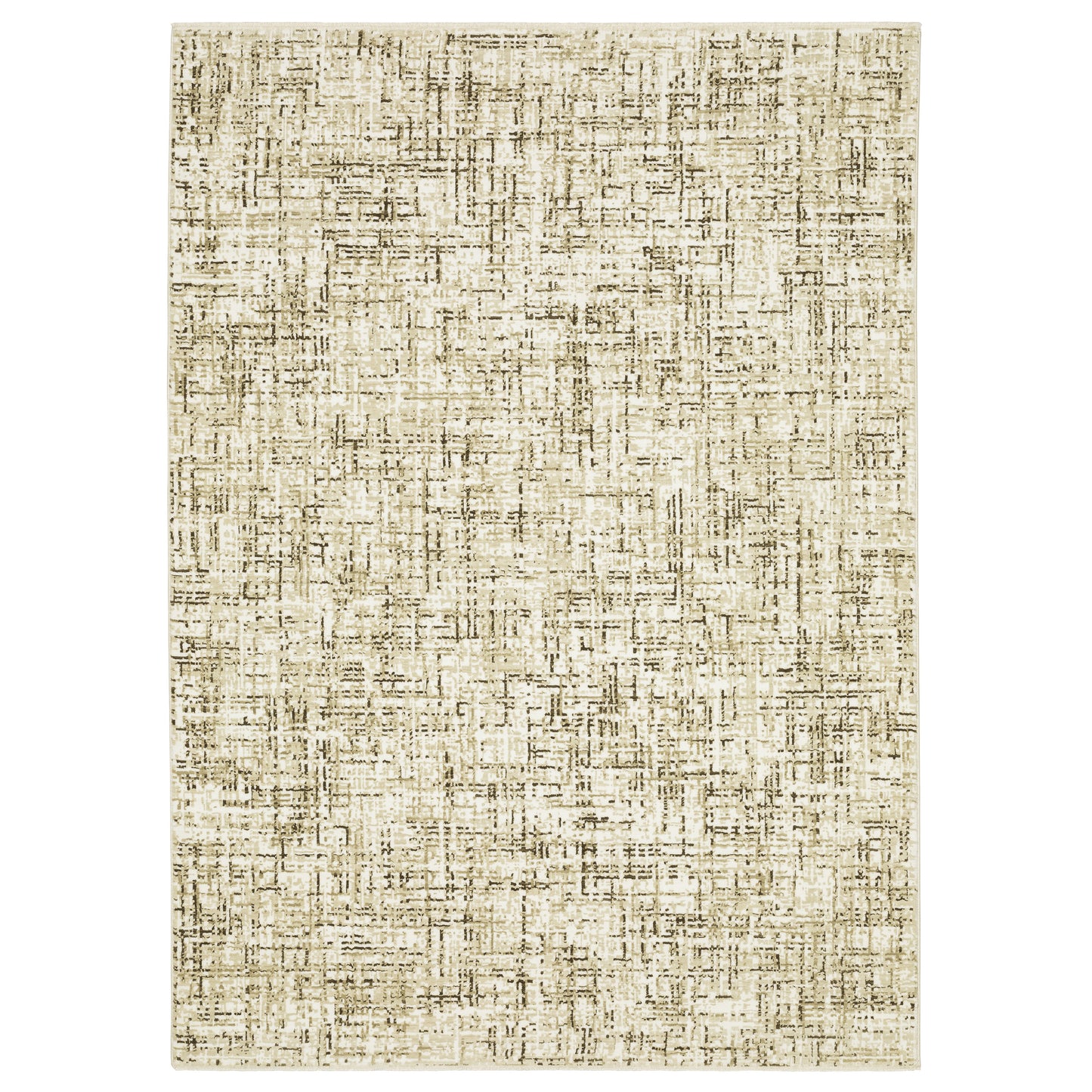 Oriental Weavers Reed RE03A Ivory Brown Casual Power-Loomed Rug