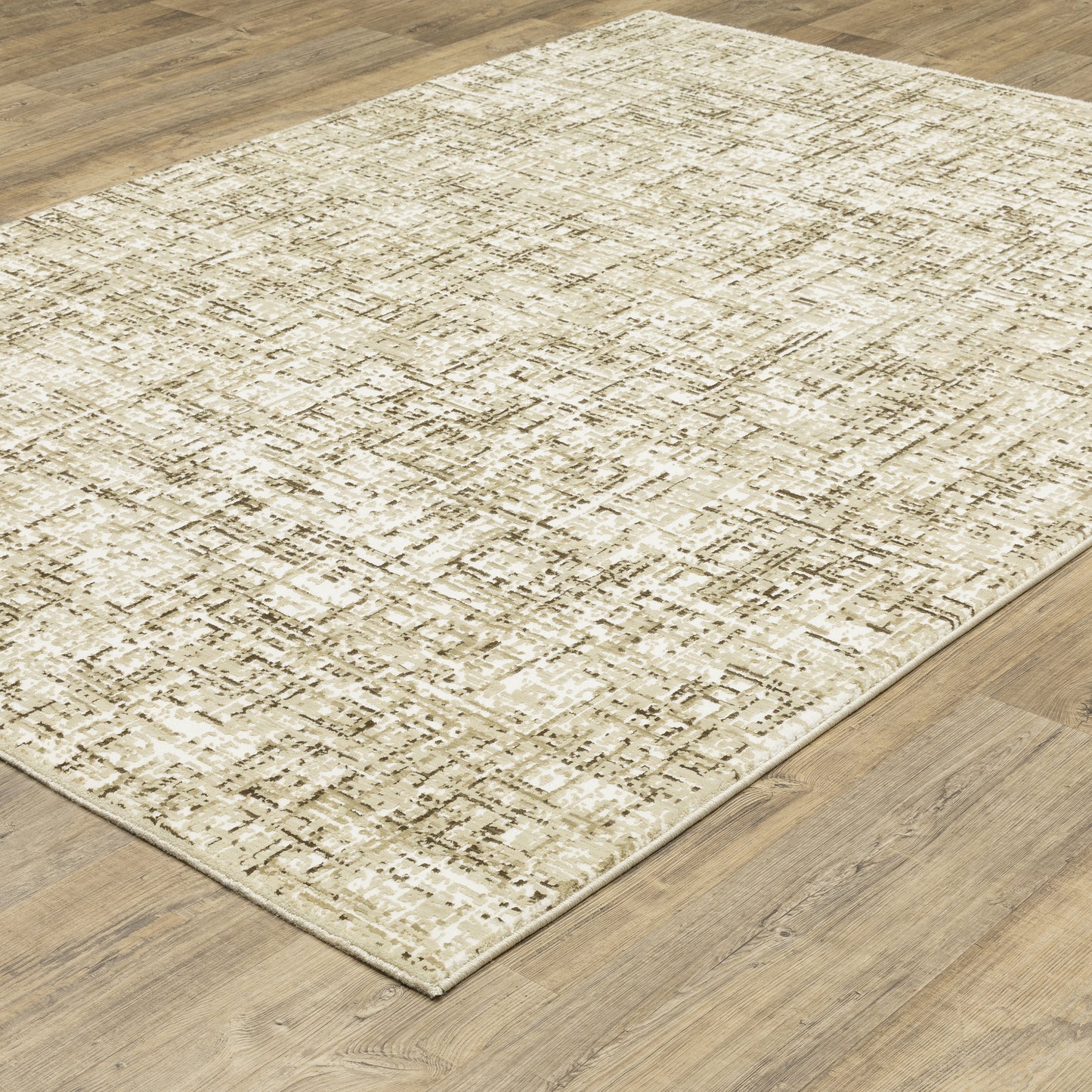 Oriental Weavers Reed RE03A Ivory Brown Casual Power-Loomed Rug