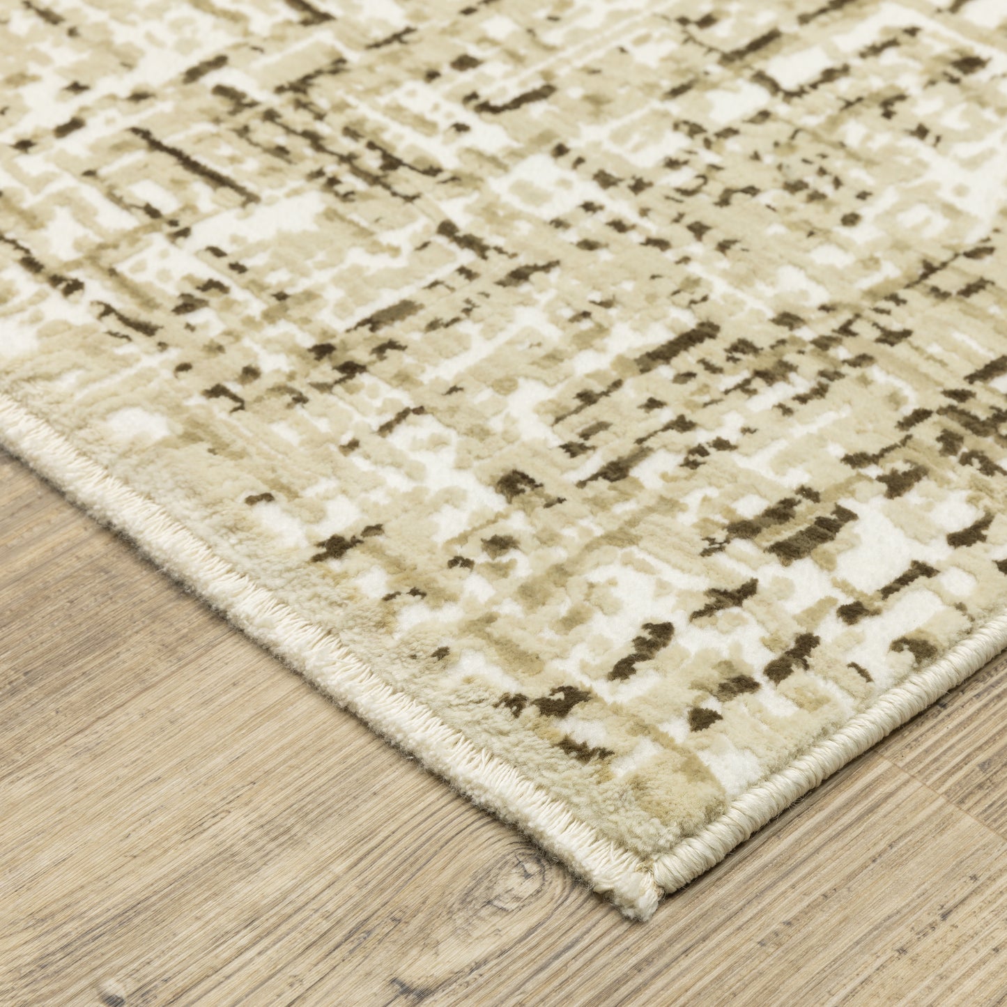 Oriental Weavers Reed RE03A Ivory Brown Casual Power-Loomed Rug