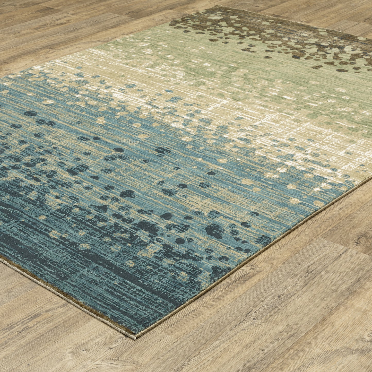 Oriental Weavers Reed RE08A Blue Casual Power-Loomed Rug