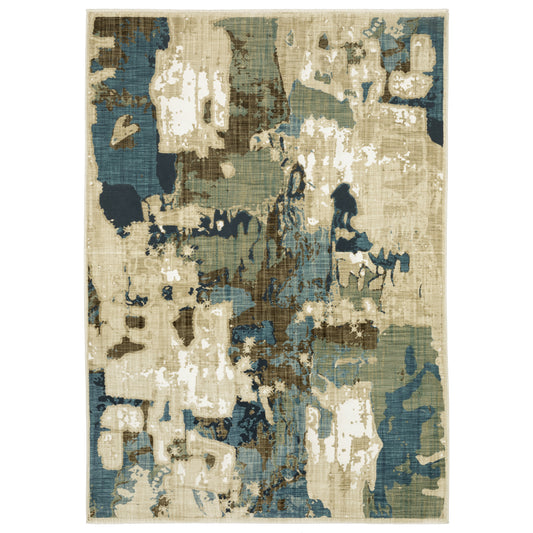 Oriental Weavers Reed RE11Q Beige Casual Power-Loomed Rug