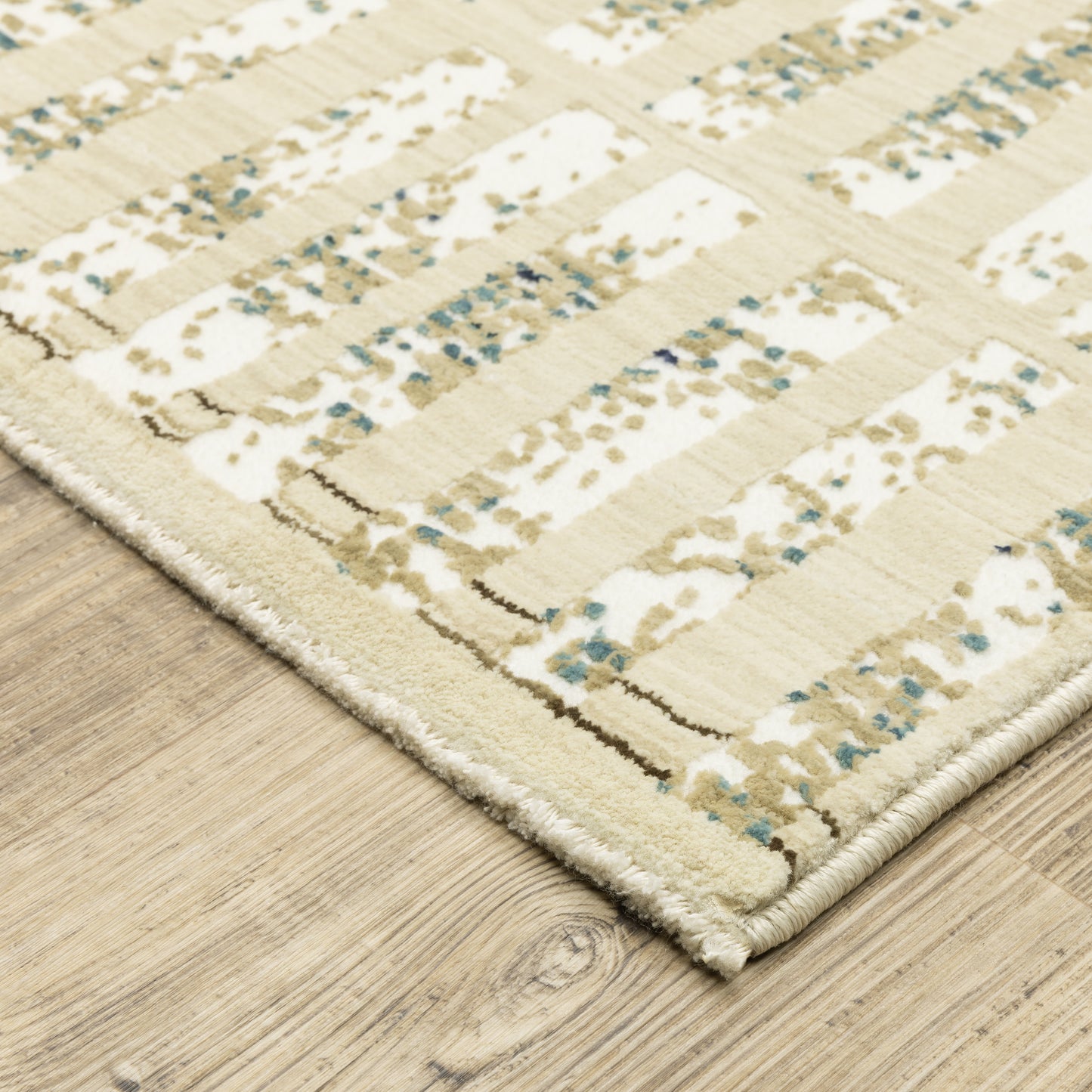 Oriental Weavers Reed RE12W Ivory Casual Power-Loomed Rug