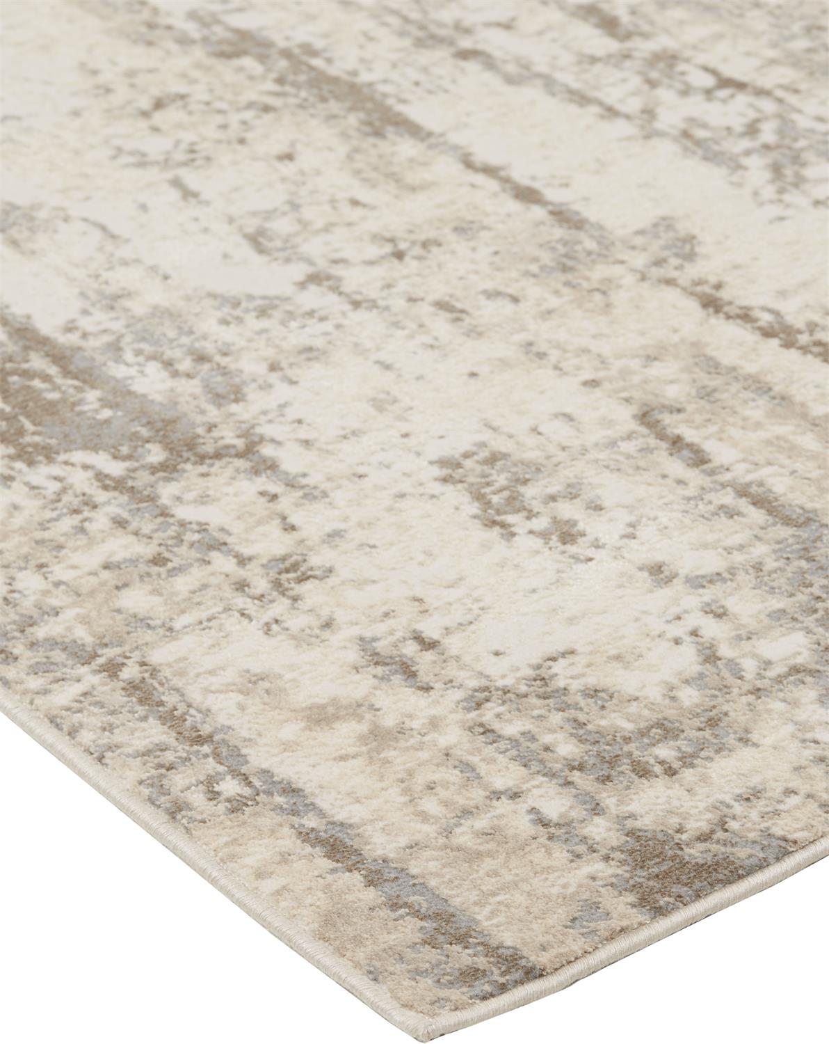 Feizy Parker 3719F Silver Beige Contemporary Machine Woven Rug - Rugs - Feizy - Atlanta Designer Rugs