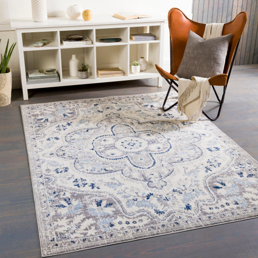 Surya Roma ROM-2359 Navy Traditional  Rug