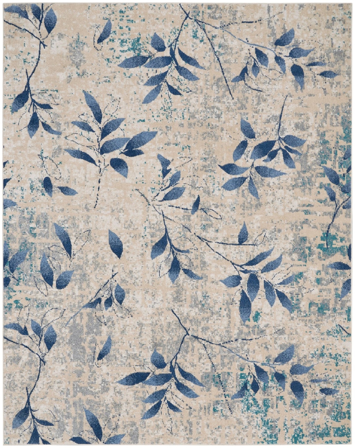 Calvin Klein River Flow RFV03 Beige Navy Contemporary Machinemade Rug - Rugs - Calvin Klein - Atlanta Designer Rugs