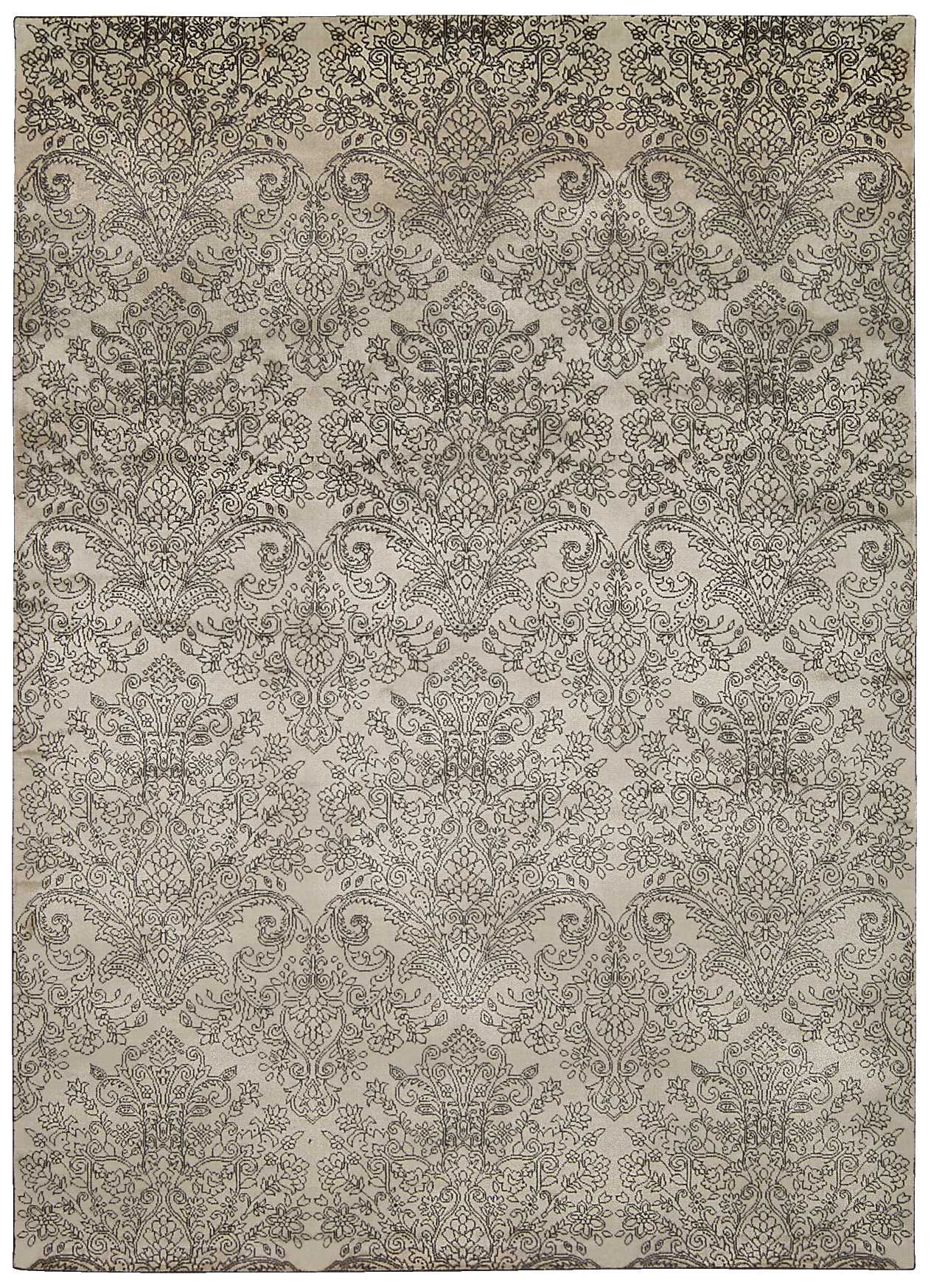 Michael Amini Platine MA202 Ecru Transitional Power-Loomed Rug