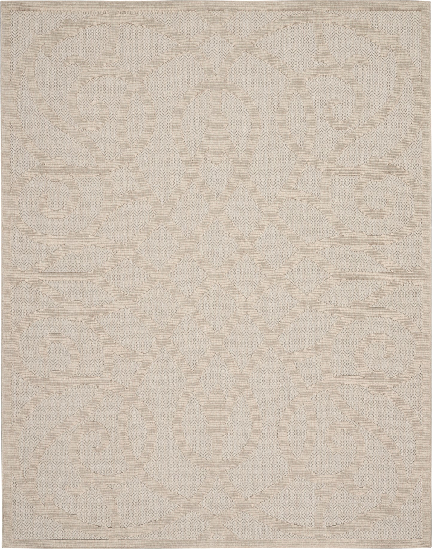 Nourison Home Cozumel CZM04 Cream Contemporary Power-Loomed Rug