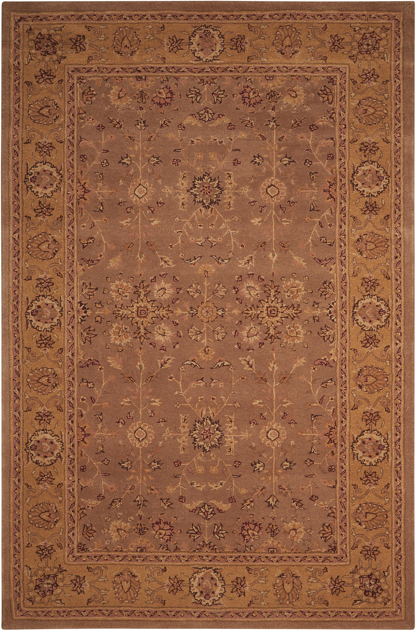 Nourison Home Heritage Hall HE02 Green Traditional Tufted Rug