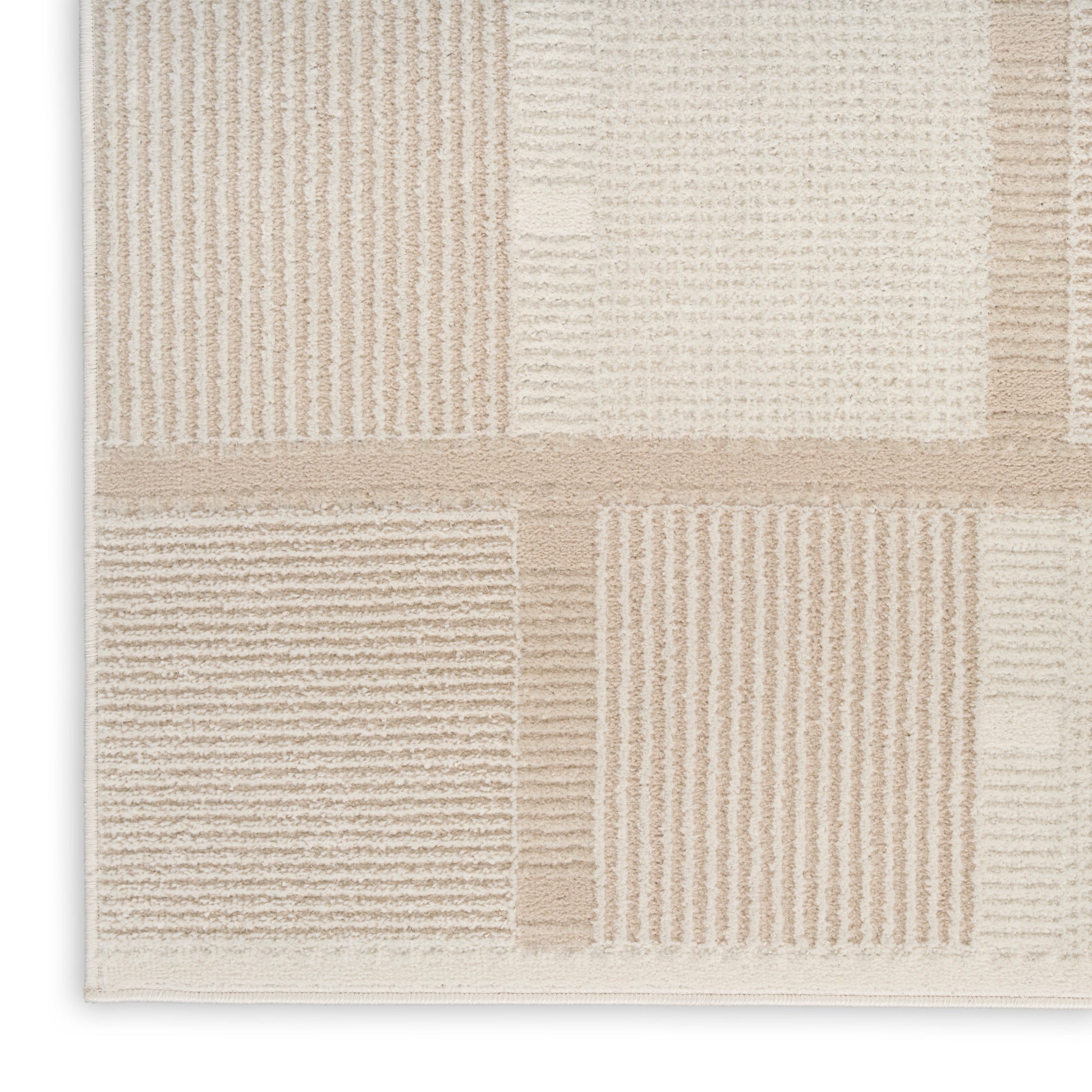 Nourison Home Nordic  Ivory Taupe  Contemporary