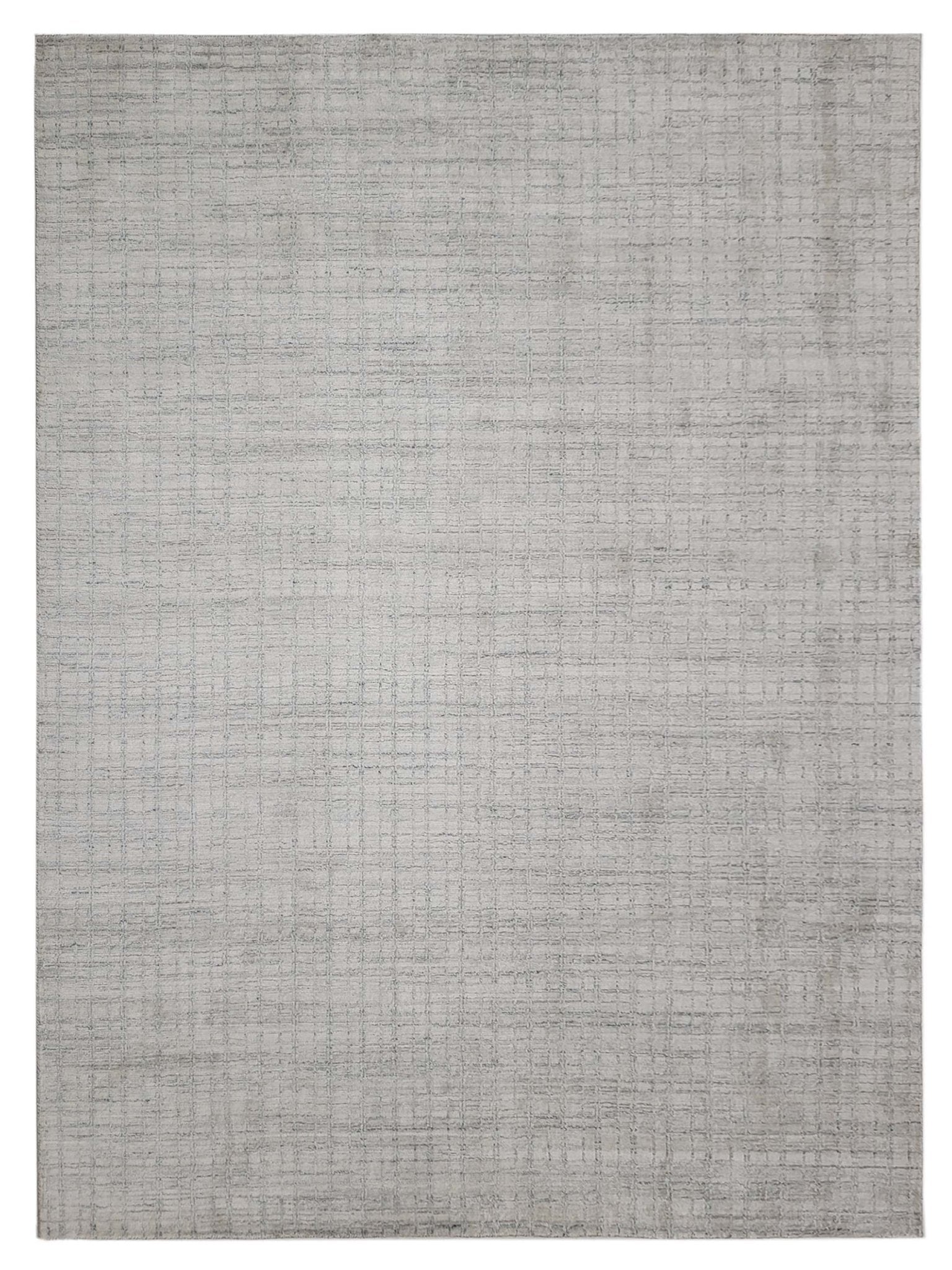 Artisan Frances White Blue Transitional Loom Rug - Rugs - Artisan - Atlanta Designer Rugs