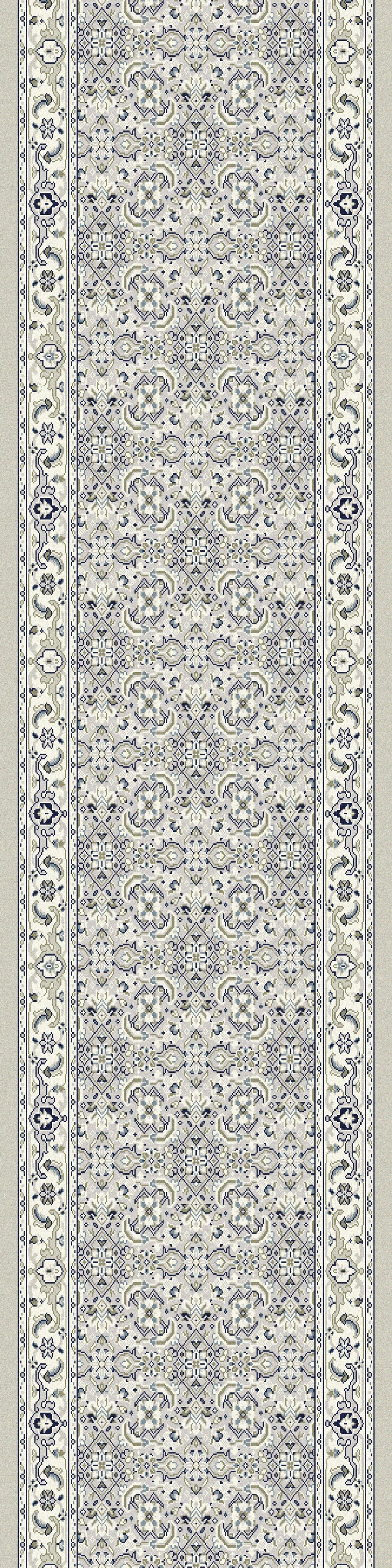 Dynamic Rugs Ancient Garden 57011 Soft Grey Cream  Traditional Machine-Made Rug