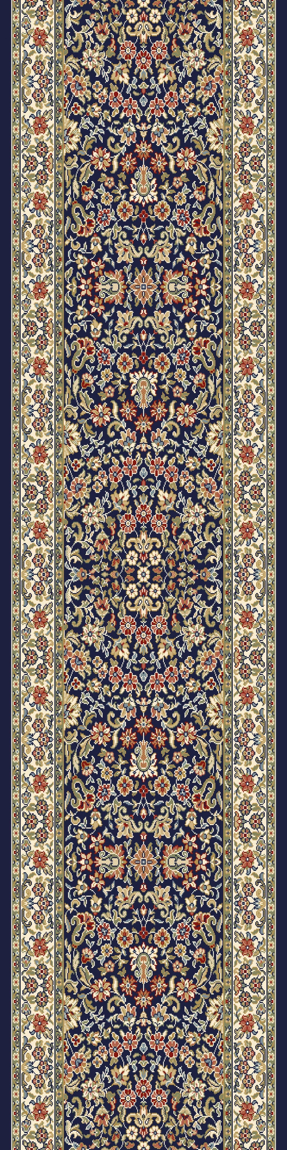 Dynamic Rugs Ancient Garden 57078 Blue Ivory Traditional Machine - Made Rug - Rugs - Dynamic Rugs - Atlanta Designer Rugs