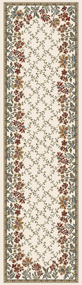 Dynamic Rugs Ancient Garden 57084 Ivory Transitional Machine - Made Rug - Rugs - Dynamic Rugs - Atlanta Designer Rugs